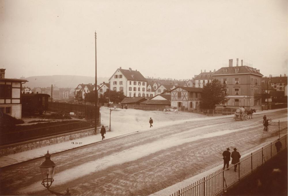 Historisches Foto aus dem Baugeschichtlichen Archiv der Stadt Zürich